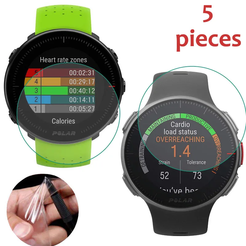 5 шт. мягкие ТПУ умные часы прозрачная защитная пленка для Polar Vantage V M спортивные