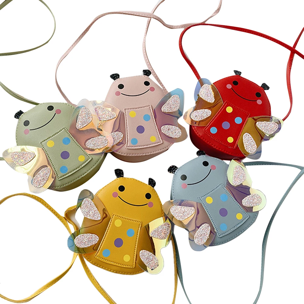 Новое поступление Детская сумка через плечо с мультяшным Пчелой мини длинным