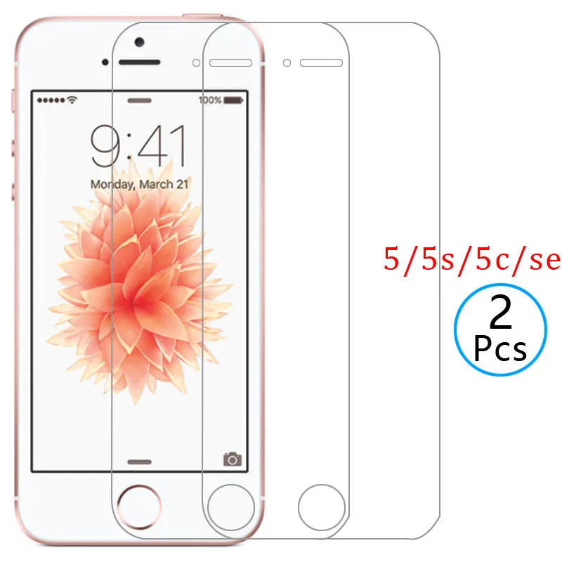 Чехол для iphone 5s 5c se защитная пленка из закаленного стекла i phone 5 s c e s5 c5 es защитный