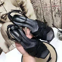 sandals women 2021 summer new low heeled open toe all match patent leather square toe high heeled womens slippers beach shoes