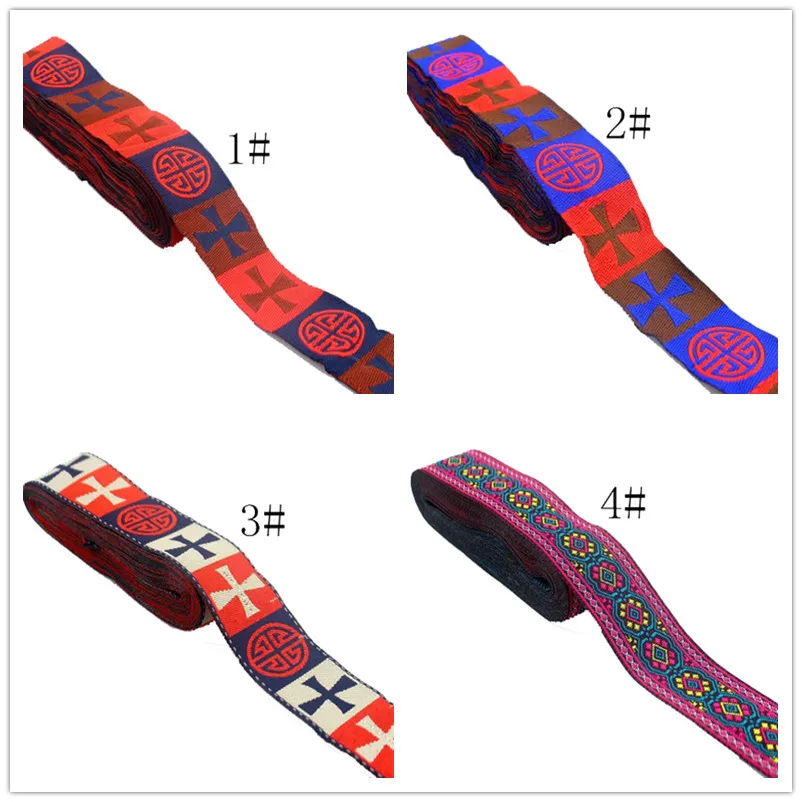 Бесплатная доставка (5 ярдов/шт) Ширина 3 см кружевной ткани лямки с национальной