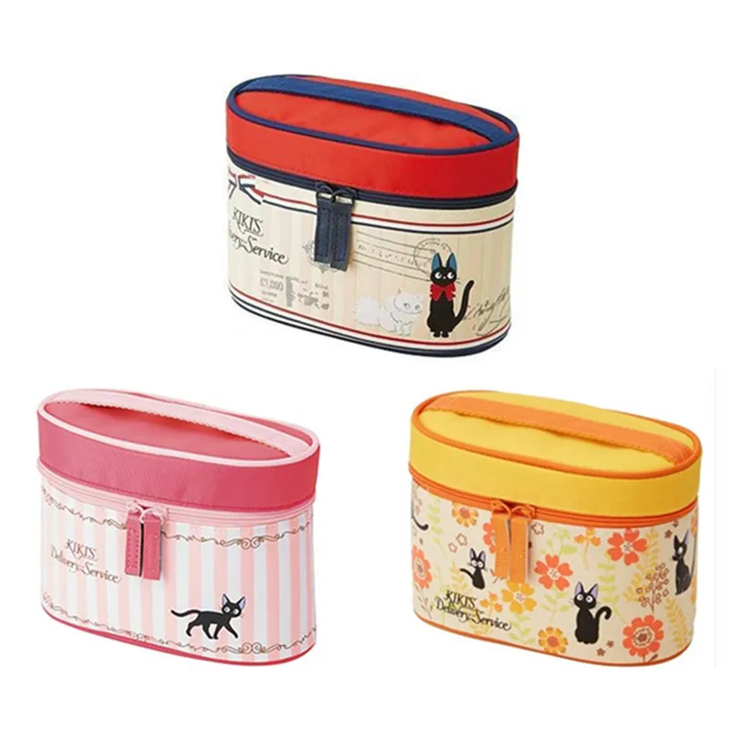 Милый мультяшный Тоторо Кики служба доставки черный Кот косметичка Сумка для