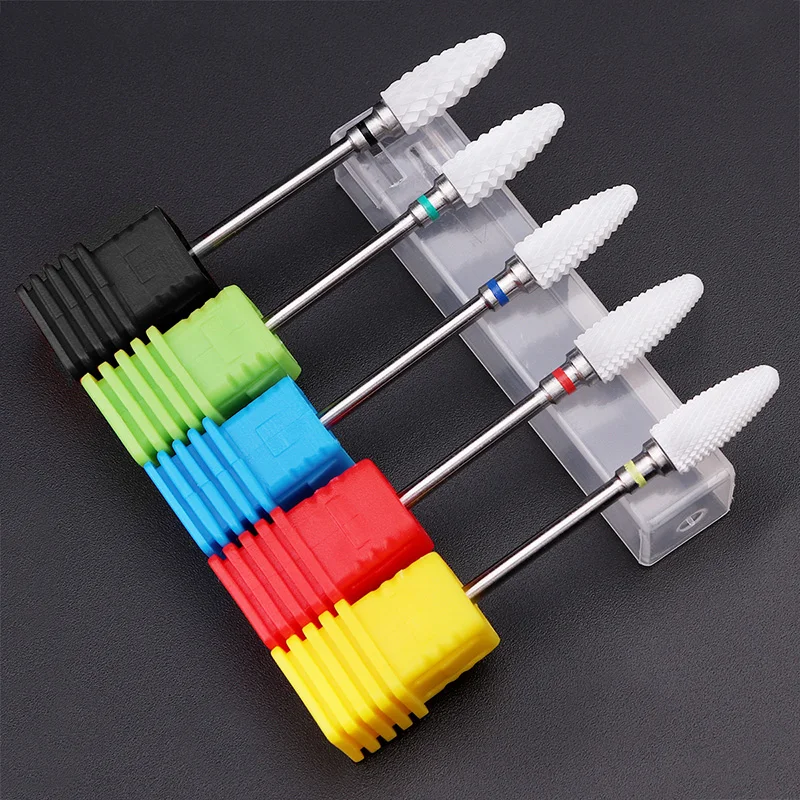 

Сверло для ногтей, керамический вольфрамовый карбид, сверло, электрическая Алмазная головка, Маникюрный Инструмент