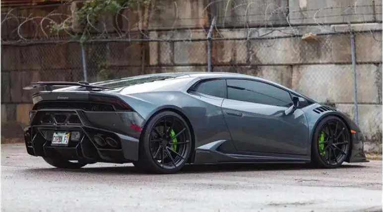 Спойлер для Lamborghini Huracan LP580 LP610 2014-2018 заднее крыло хвост фотоэлемент углеродное