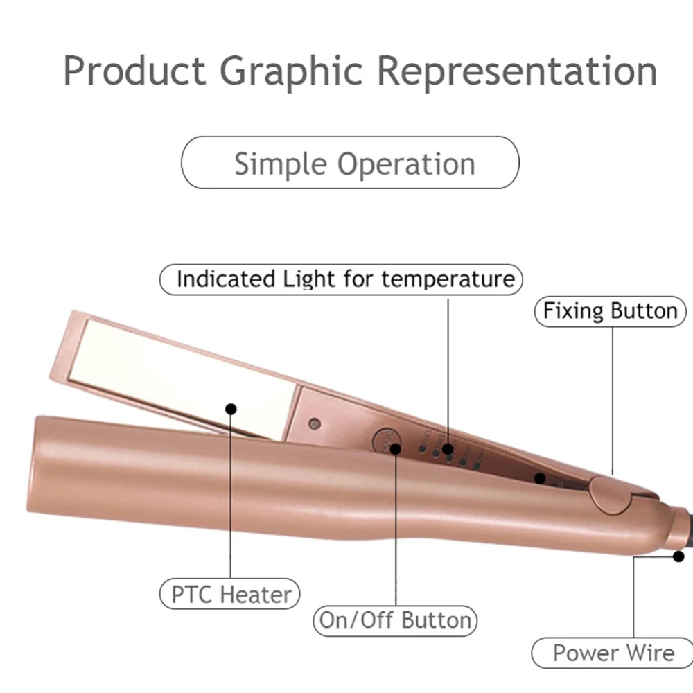 2 в 1 регулируемая температура щипцы для завивки волос палочка ролик утюжок
