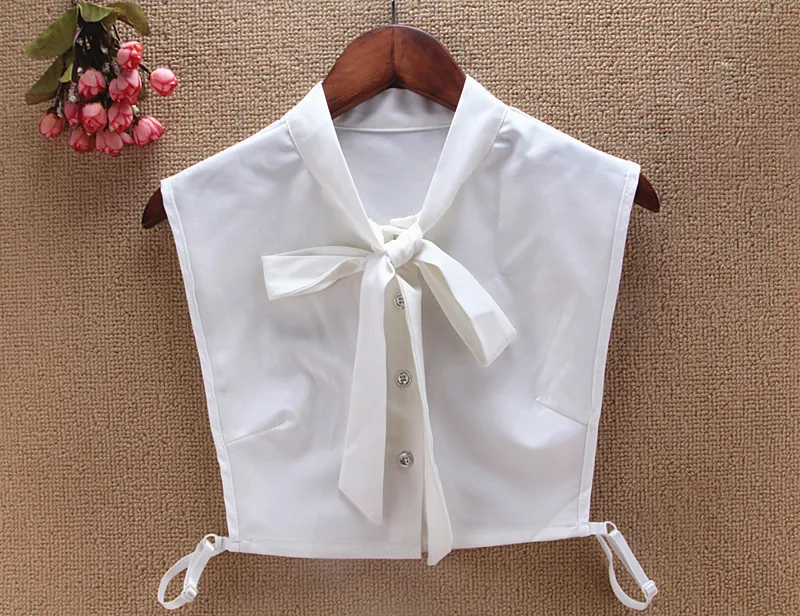 Linbaiway 2021 женская рубашка с бантиком искусственный воротник галстук Модный