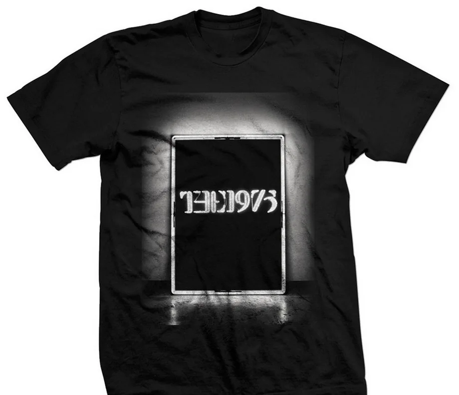Мужская Уличная футболка с надписью The 1975 Black Tour унисекс инди рок музыкой новая