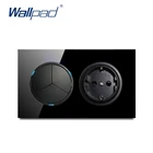 Настенный светильник ключатель со светодиодным индикатором, 146 х86 мм