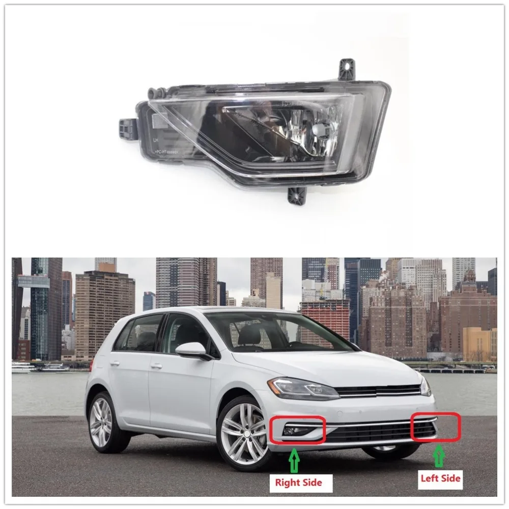 Противотуманные фары с левой стороны для VW Golf 7 5 MK7 A7 Facelift 2017 2018 передние