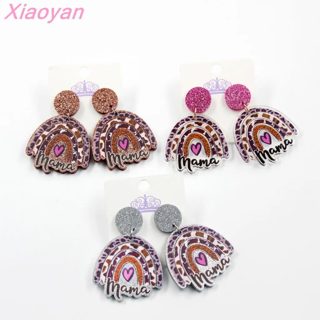 (1 пара) Акриловые Серьги с леопардовым принтом | Украшения и аксессуары