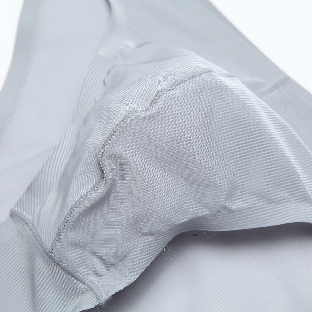 Мужские трусы брифы из сверхтонкого шелка черные ультратонкие прозрачные с