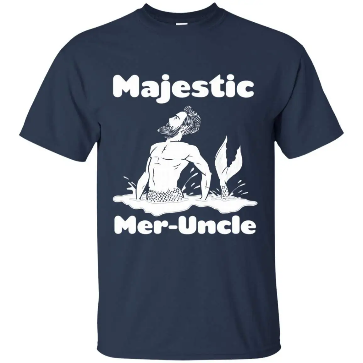 Majestic Mer-Uncle Merman Funny Marine Arctic лучшие подарки футболка для мужчин и женщин хит продаж