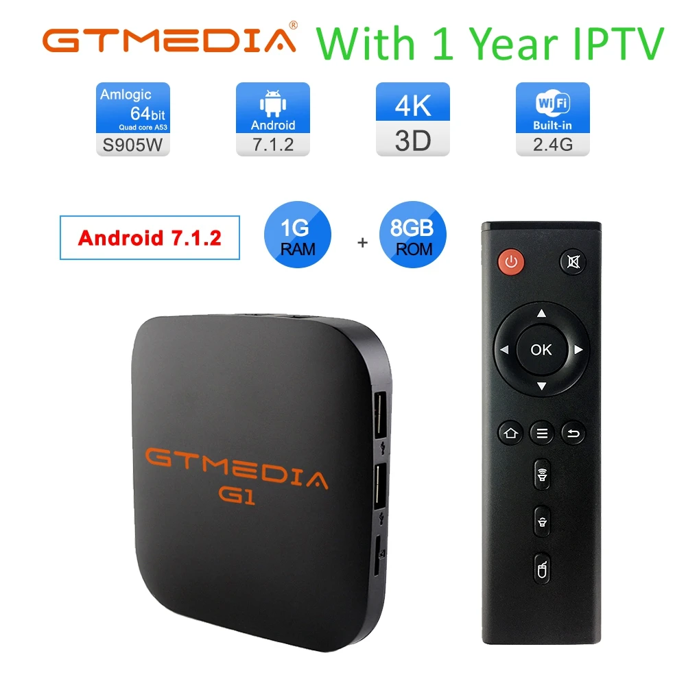 Box with 1 Year IPTV Французский IP tv Бельгия IP tv Арабский IP tv голландский IP tv Поддержка Android m3u enigma2 tv IP 7000+ Live 3000+ Vod для Android tv Box G1 G2 G3 - Цвет: Box with 1 Year IPTV