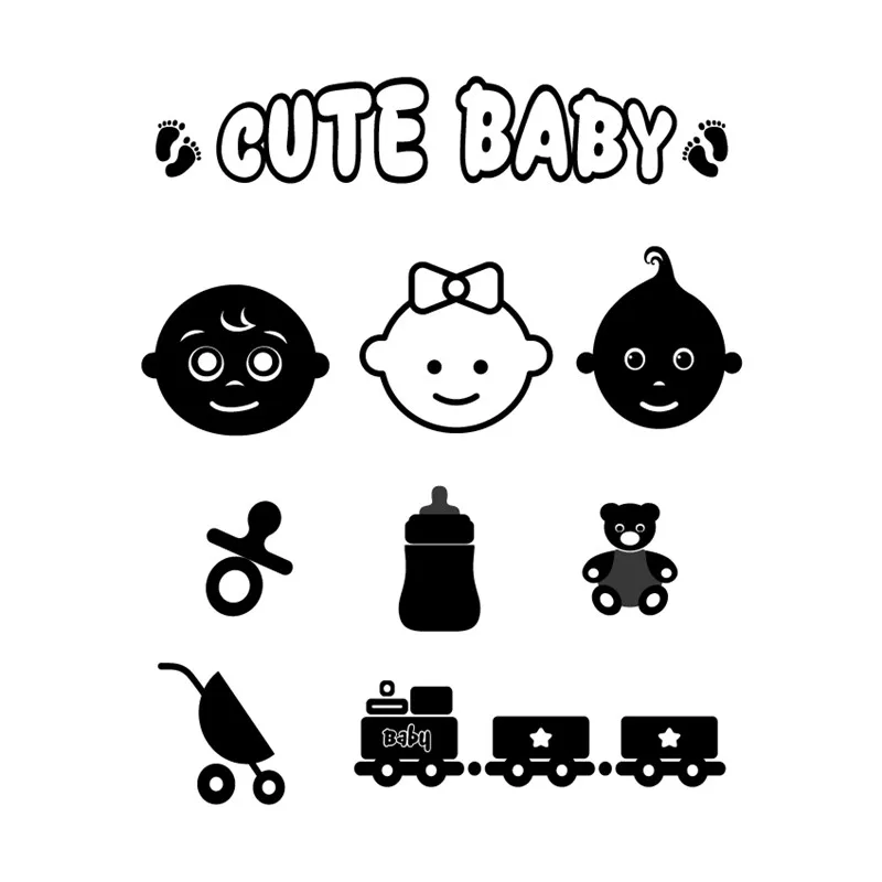 Naifumodo слова штампы и милые детские металлические режущие Скрапбукинг новые 2019