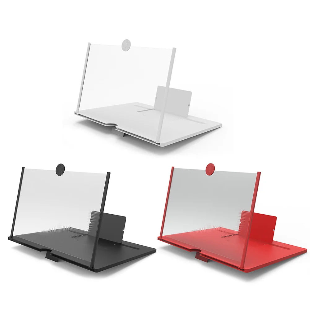 

Pull Typer Cell Phone Amplifier 3D Effect High Definition Large Screen with Desk Holder Magnifying Folding for Movie Game