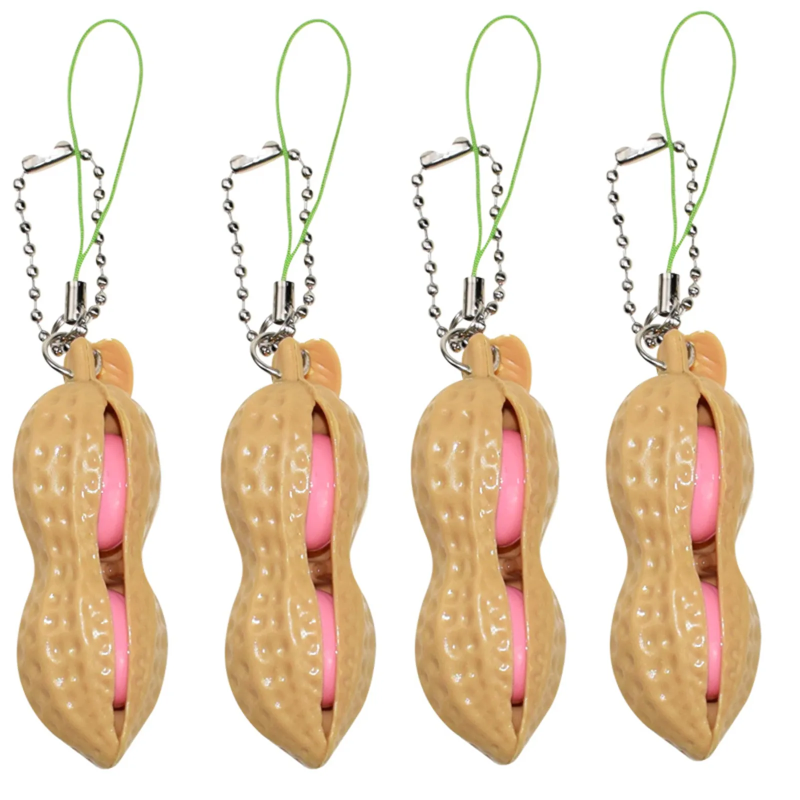 Игрушки бесконечный арахис эдамаме Горох Фасоль брелок поцарапает ее сжимаемая