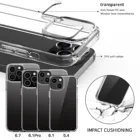 Прозрачная акриловая задняя крышка для iPhone 13 2021, чехол для iPhone 12 Pro Max 11 Xs Xr 7 8 SE, чехол-бампер, противоударный чехол для iPhone13 Mini