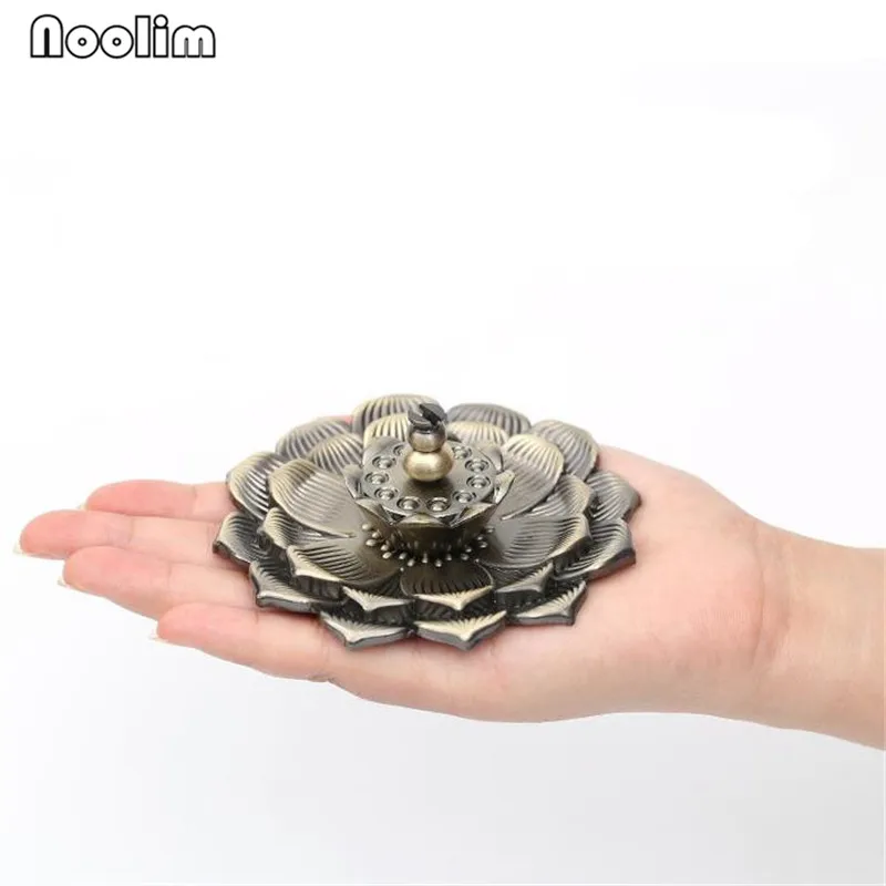 Новый Лотос медный для благовоний горелка многоразовая палка держатель Рожков