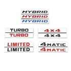 3D Автомобильная наклейка s, автомобильный значок, эмблема, наклейка, ограниченное количество Turbo Hybrid 4X4 4 matic, логотип, наклейка для BMW Audi Ford Nissan Jeep Toyota Skoda