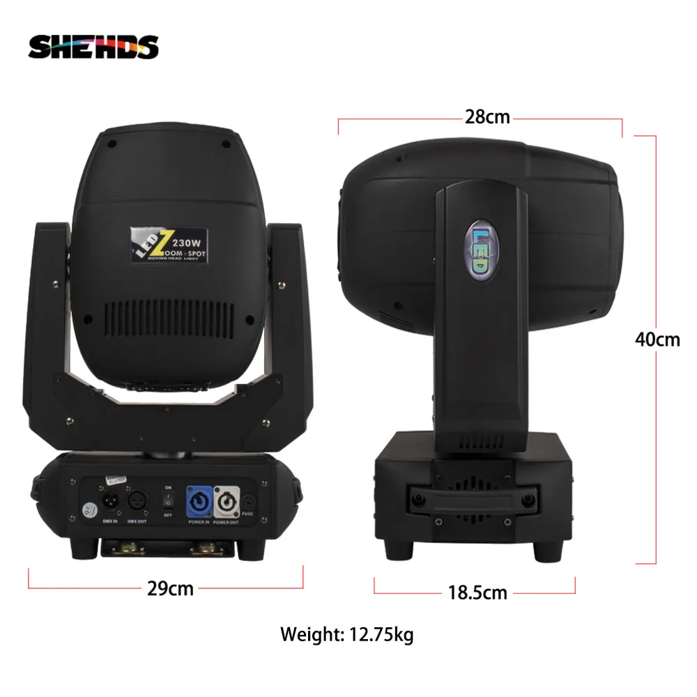 230W LED Lyre Moving Head Light 6/18 Channel Spot Beam DMX512 DJ Party Bar Show Stage Effect Machine Night Club Wash | Освещение