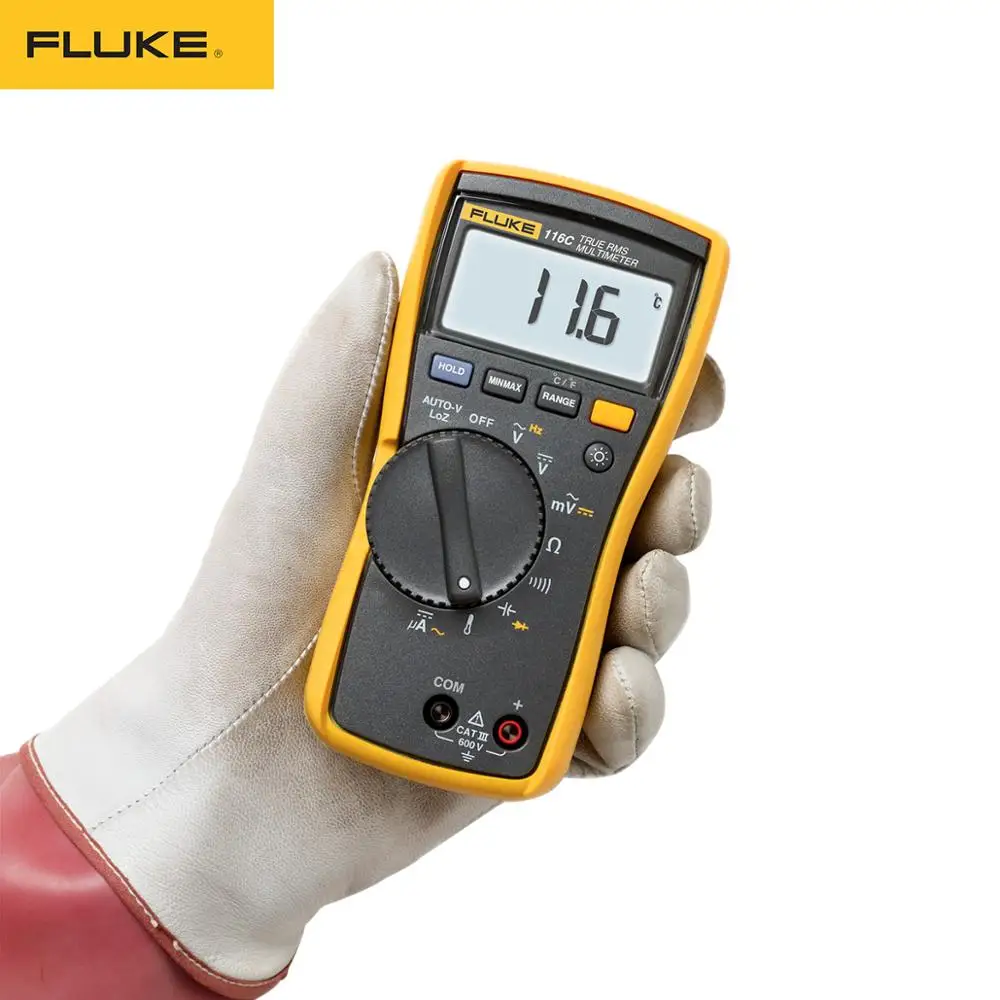 Мультиметр Fluke 116C HAVC VoltAlert с подсветкой 116 True RMS | Инструменты