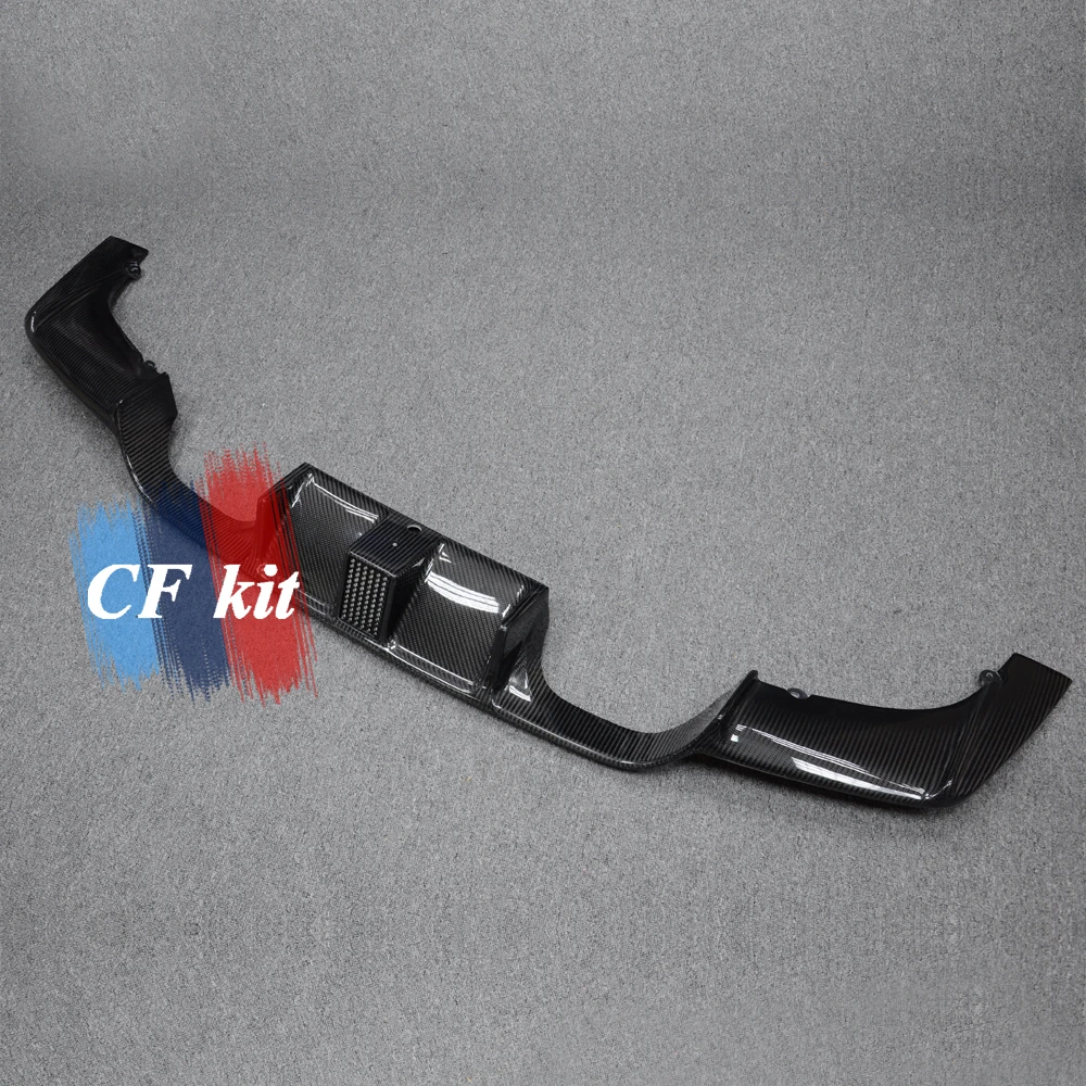 Задний диффузор из углеродного волокна CF Kit + Пилотная лампа для BMW F82 M4 бампер губа