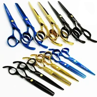 5 56 inch professional pet scissors dog grooming straight cuttingthinning shears kit japan440c 3 colors