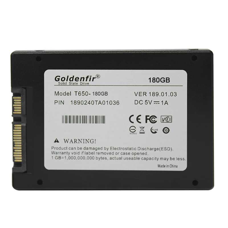 Жесткий диск Goldenfir SSD 180 ГБ 360 гб 720 Гб для ноутбука настольного компьютера |