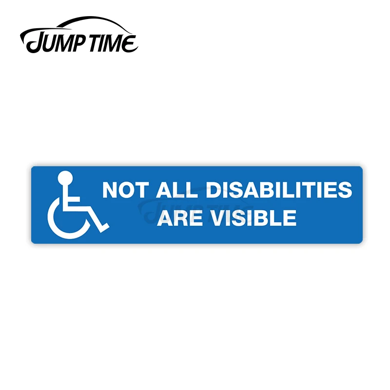 Время скачка 13 см x 3 Автомобильная наклейка не все ограниченные возможности