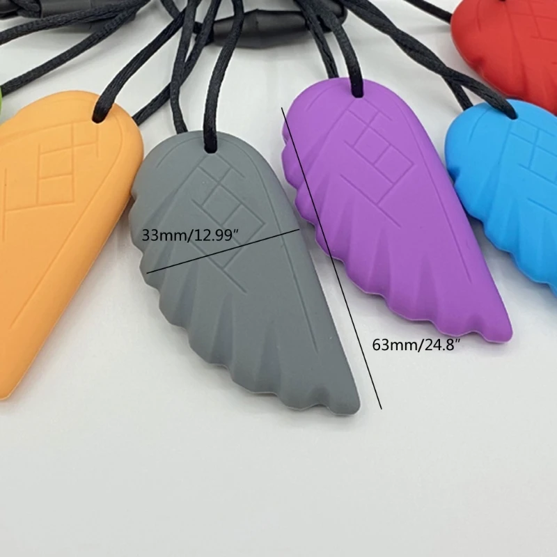 

6 Pack Chewing Necklace Autism Biting Sensory Toy Child Baby Teether Toy