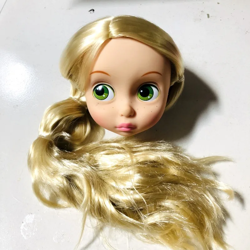 Оригинальные игрушки милые игрушки кукла голова аксессуары Рапунцель Белоснежка - Цвет: 9