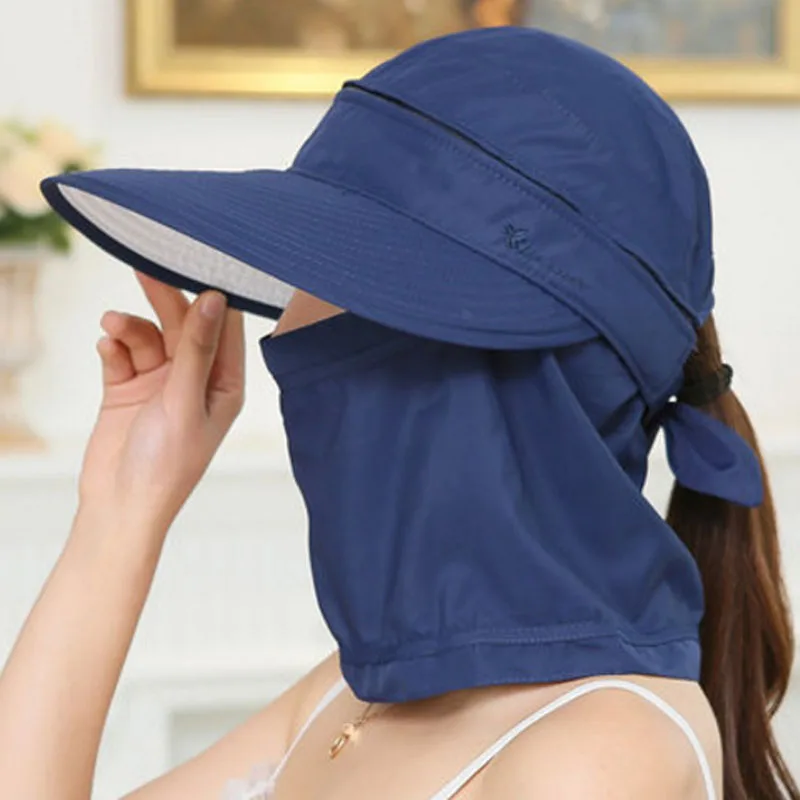 Женская Складная Солнцезащитная шляпа летняя пляжная двойного назначения F0127|hat