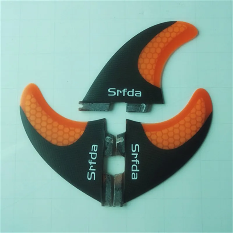 Srfda Бесплатная доставка плавники для серфинга набор THRUSTER BLUE FCS II G5 новый плавник