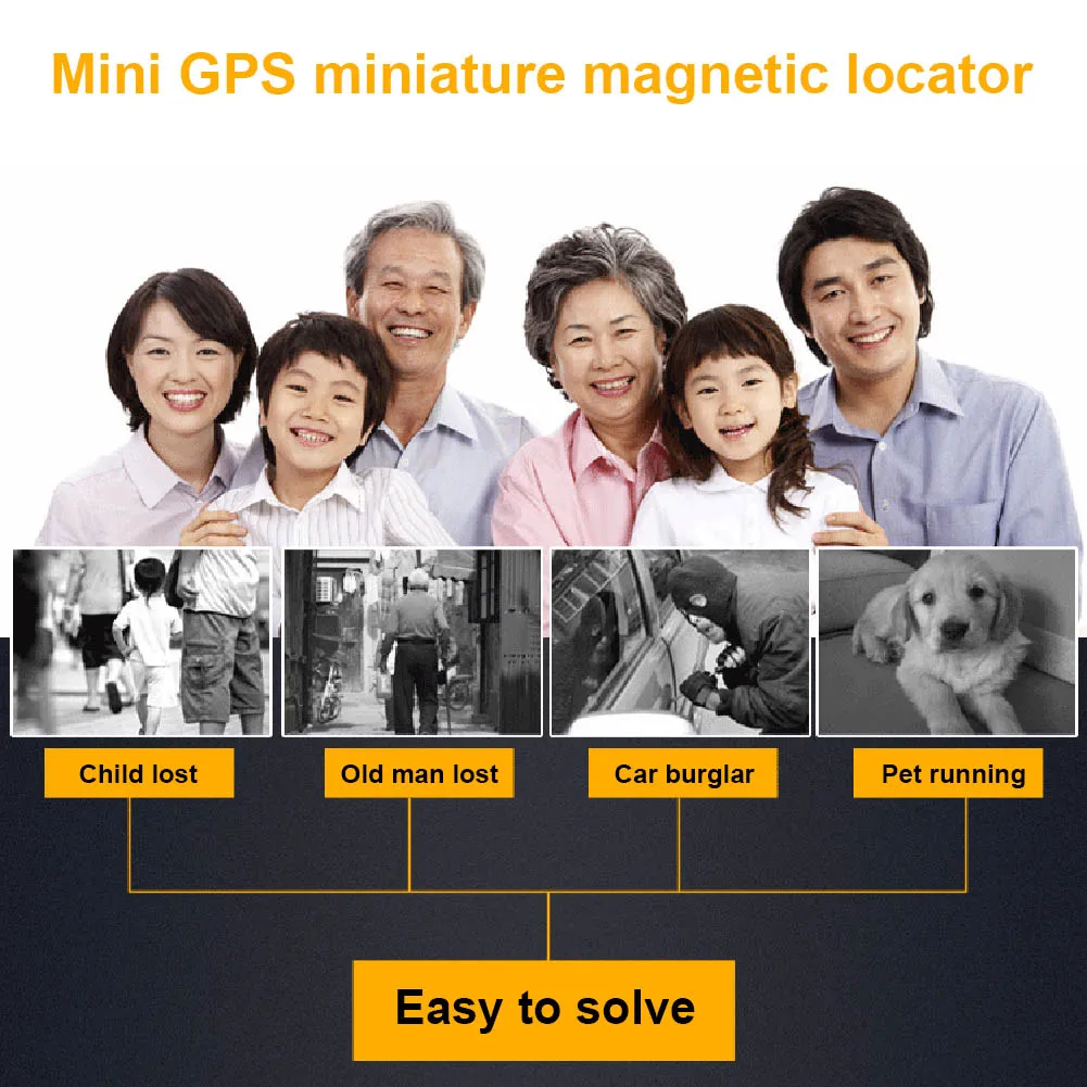 Компактный и портативный мини-GPS-трекер в режиме реального времени GPS-трекер для