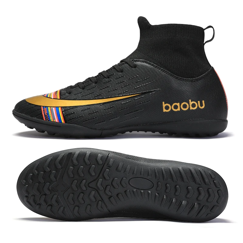 2019 Turf Indoor Men Women Soccer Shoes Kids Futsal Cleats Hard Court Training TF Football Boots Sport Sneakers Size 35-45 | Спорт и