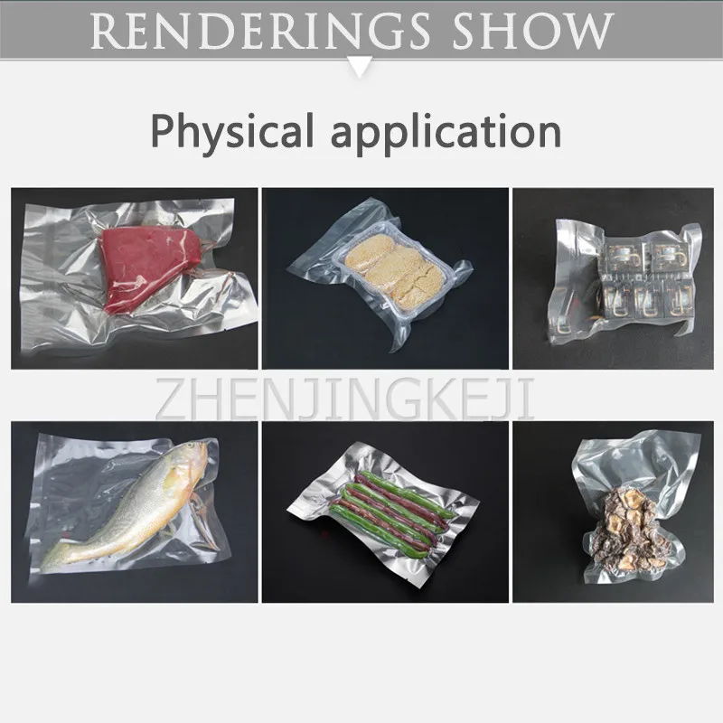 

Small Home Food Vacuum Packing Machine Sealer 220V Electric Desktop Commercial Fruit Vegetables Dry Goods Nut Sealing Machine