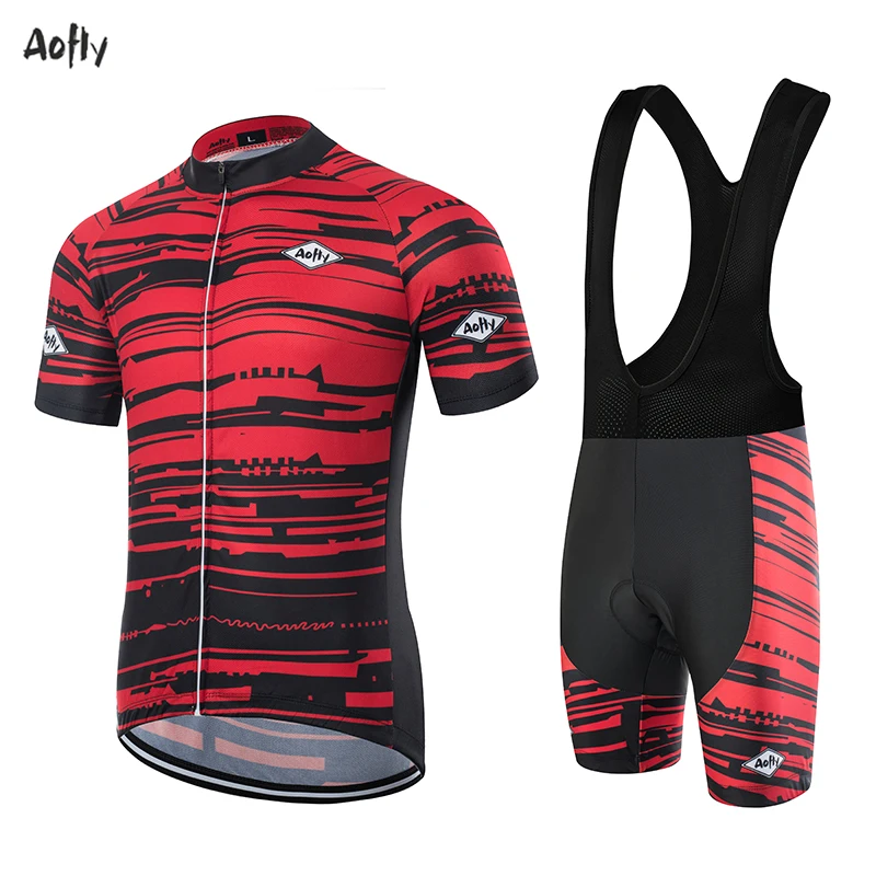 

Новая красная велосипедная джерси с подкладкой 9D, шорты-комбинезон, велосипедная одежда, быстросохнущая Мужская одежда для велоспорта, Муж...