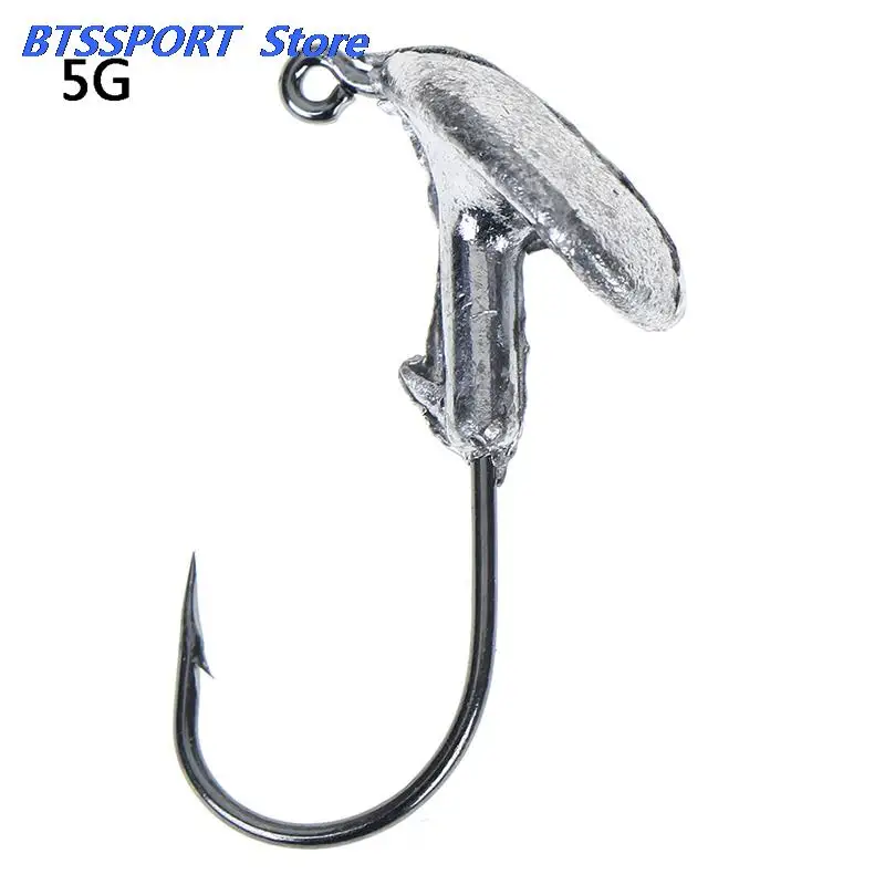 1 шт. свинцовая Мормышка из высокоуглеродистой стали 3.5g 5g 7 г 10 14 крючок со