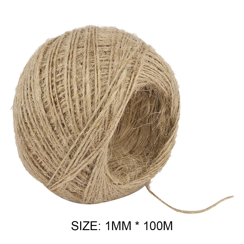 

1 Roll DIY Decoration Twine Hemp Rope Packing Rope Scrapbook Party Supply Packing Strings Christmas Event & Party Supplies