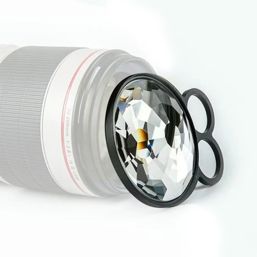 

Фильтр для камеры, фотокамера, размытый фильтр, аксессуары, повторение, цветная стеклянная призма, калейдоскоп для Canon Nikon D90 Sony T2D5