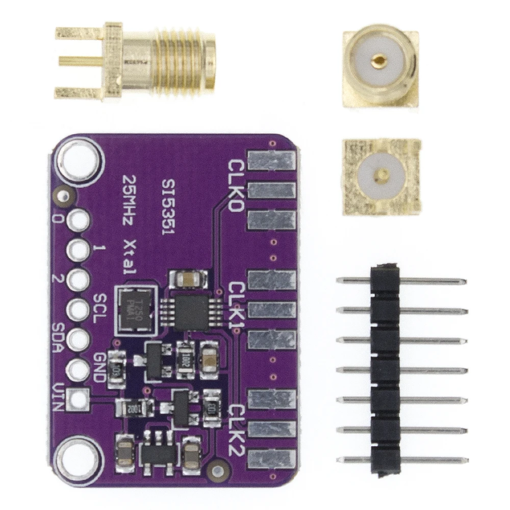 Модуль генератора сигналов для Arduino 3 в 5 пост. Тока Si5351A Si5351 I2C 8 кГц 160