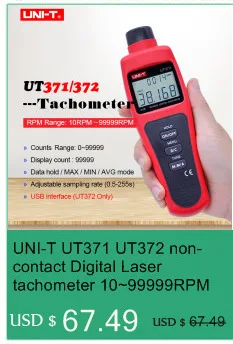 UT333BT цифровой измеритель влажности UT363BT мини Анемометр UT383BT осветитель UT353BT цифровой измеритель звука/Подключение Bluetooth