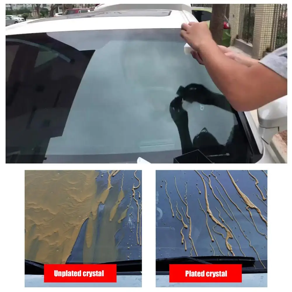 Нано покрытие для автомобильного стекла 30 мл гидрофобное Хрустальное жидкое