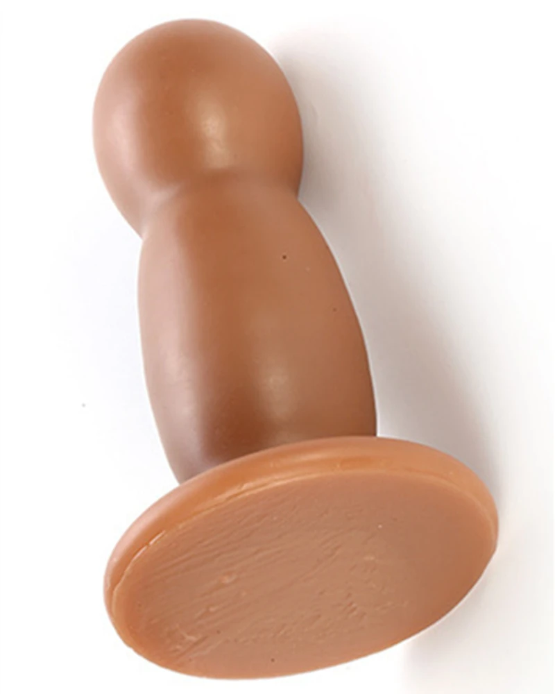 Большая Коричневая Анальная пробка унисекс для пожилых мужчин массажер простаты