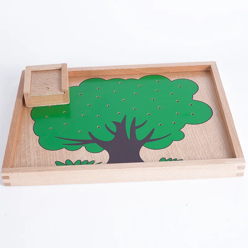 Детские деревянные Обучающие игрушки Монтессори дерево материалы