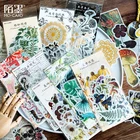 Бумага для журналов, 60, шт.упак., винтажная, с изображением цветов, наклейки для скрапбукинга DIY
