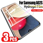 Гидрогелевая пленка для Samsung Galaxy A02S A025F, Защитная пленка для экрана, Гидрогелевая Защитная пленка для samsung a12, a42, m21s, без стекла, 3 шт.