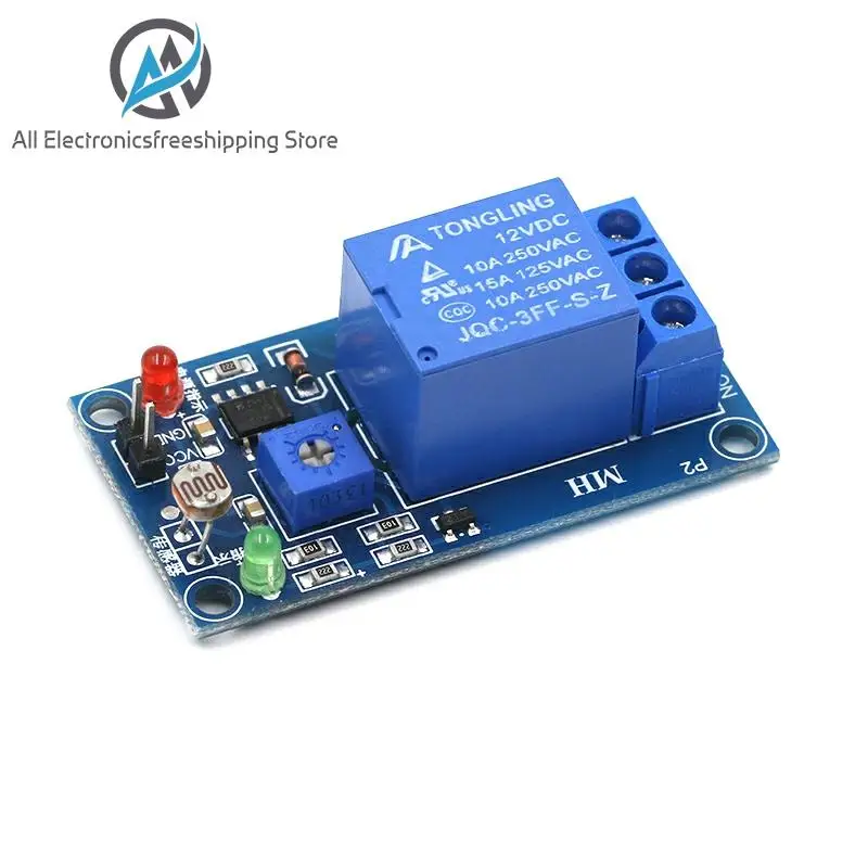 5 в 12 В световой фотопереключатель сенсорный переключатель релейный модуль
