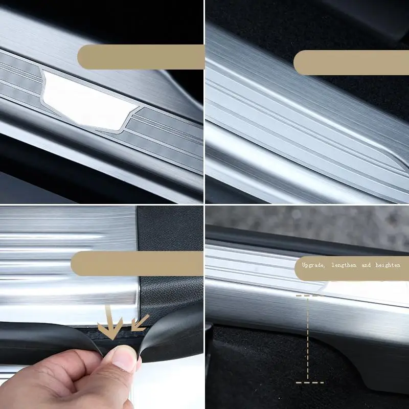 

Pegatinas Coche Akcesoria Samochodowe Exterior Sticker Car Decoration Accessories Door Welcome Pedal FOR Cadillac XT4 XT5 XTS