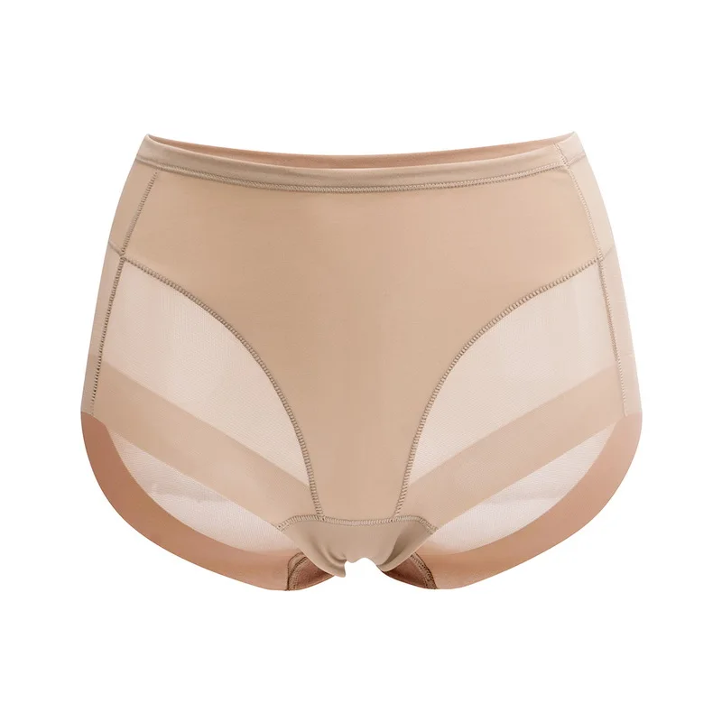 

Women Boyshorts Body Shaping Panties Female Pants High Elastic Control Briefs Seamfree Breathable Mesh Waist Intimates Wholesale